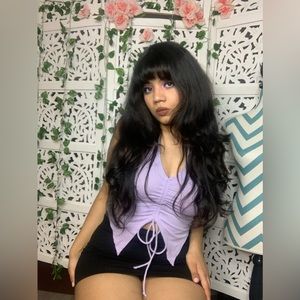 Purple fairy halter top ✨size S/M